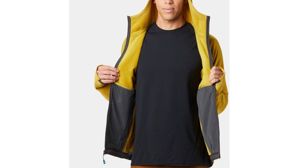 Mountain Hardwear Keele Hoody - Mens, Dark Citron, Small, 1828531358-S