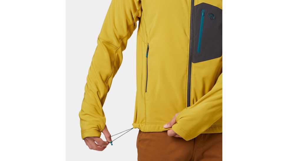 Mountain Hardwear Keele Hoody - Mens, Dark Citron, Small, 1828531358-S