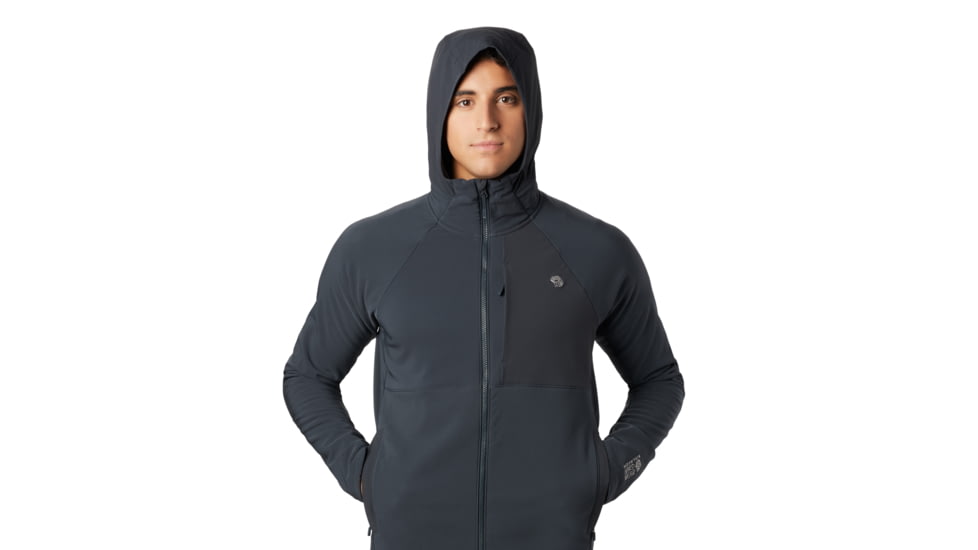 Mountain Hardwear Keele Hoody - Men's, Dark Storm, Extra Large, OM8737004-XL