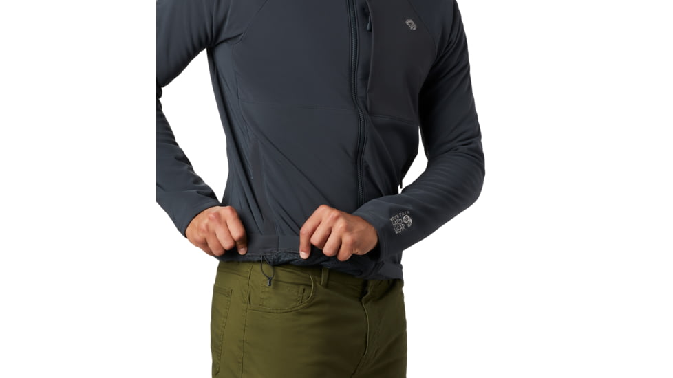 Mountain Hardwear Keele Hoody - Men's, Dark Storm, Extra Large, OM8737004-XL