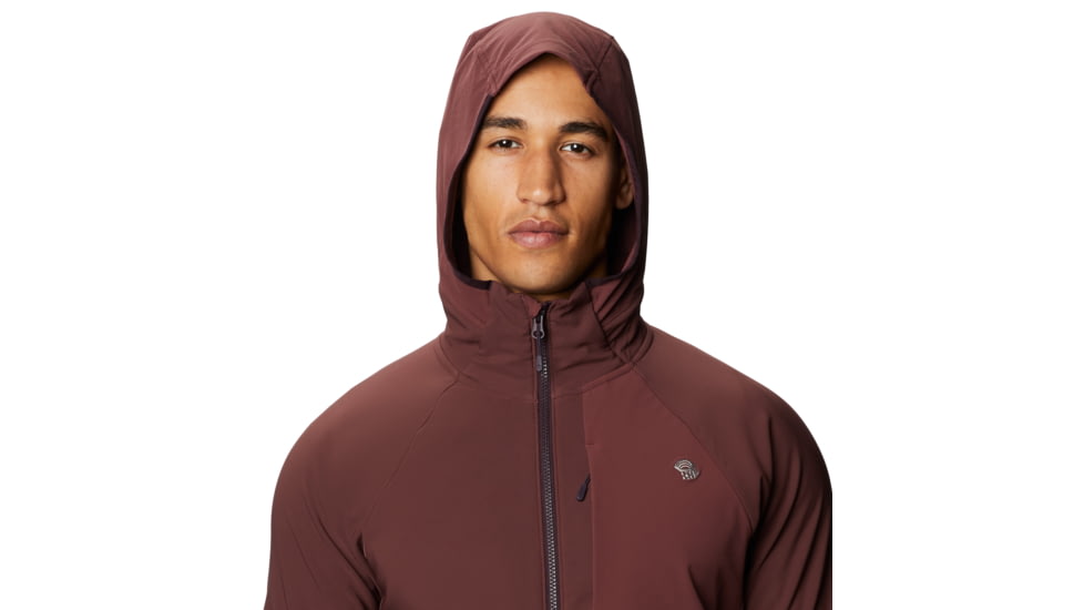 Mountain Hardwear Keele Hoody - Men's, Washed Raisin, Large, OM8737629-L