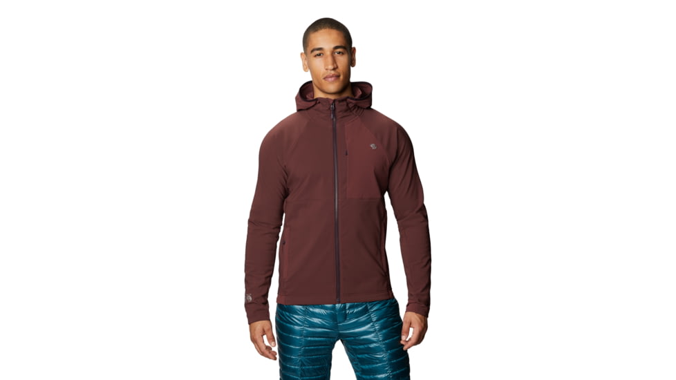 Mountain Hardwear Keele Hoody - Men's, Washed Raisin, Large, OM8737629-L