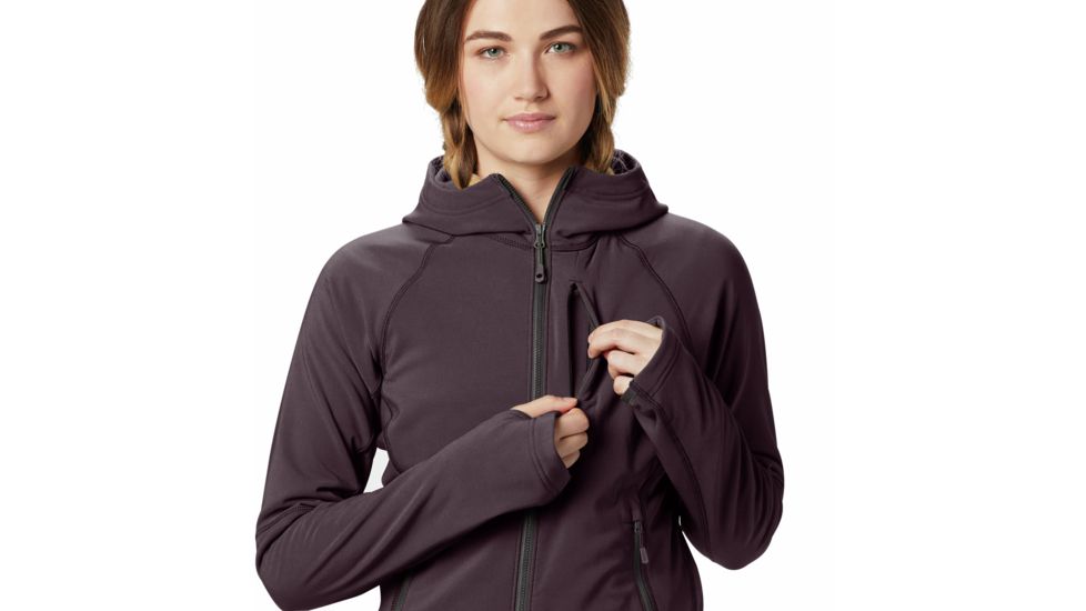 Mountain Hardwear Keele Hoody - Womens, Darkest Dawn, Medium, 1828371509-M