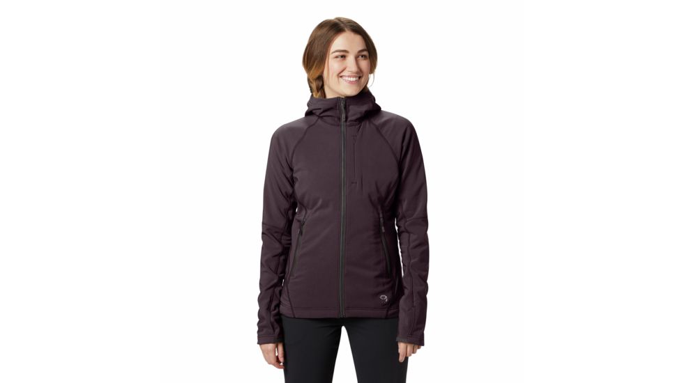Mountain Hardwear Keele Hoody - Womens, Darkest Dawn, Medium, 1828371509-M