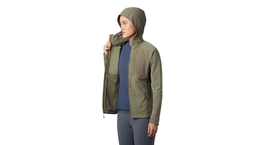 Mountain Hardwear Keele Hoody - Womens, Light Army, Large, 1881761333-Light Army-L