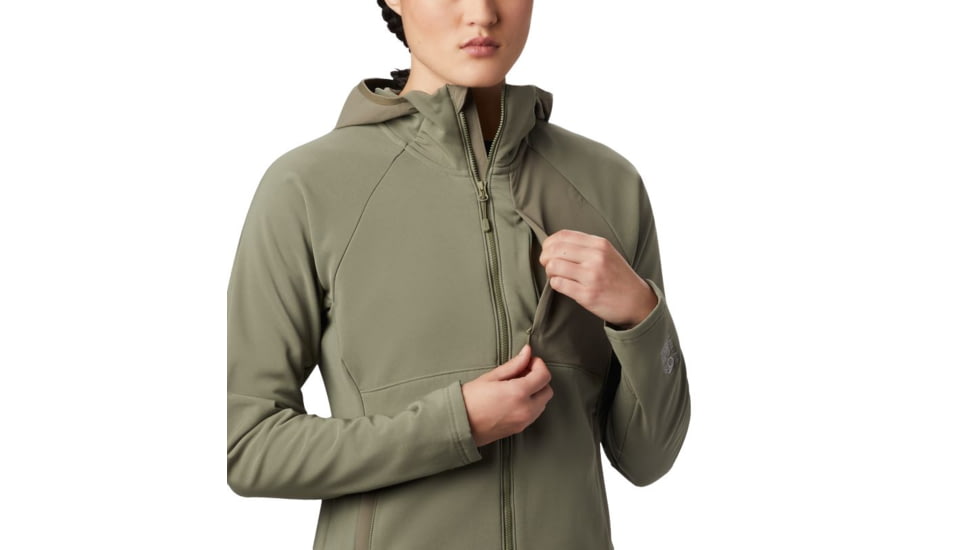 Mountain Hardwear Keele Hoody - Womens, Light Army, Large, 1881761333-Light Army-L