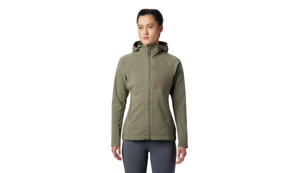 Mountain Hardwear Keele Hoody - Womens, Light Army, Large, 1881761333-Light Army-L