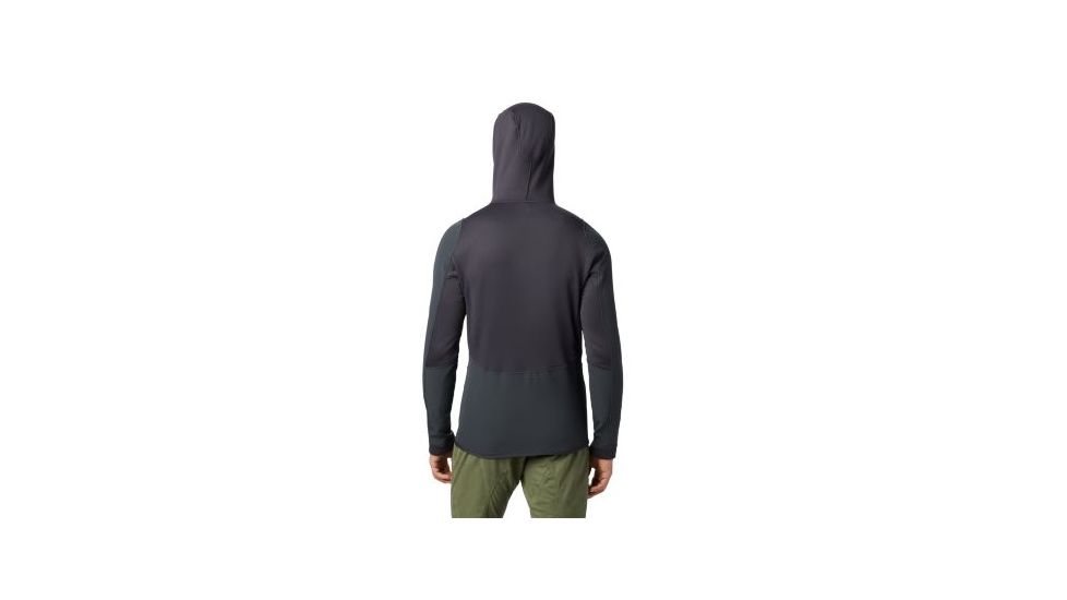 Mountain Hardwear Keele Hybrid Hoody - Mens, Dark Storm, Small, 1854791004-S