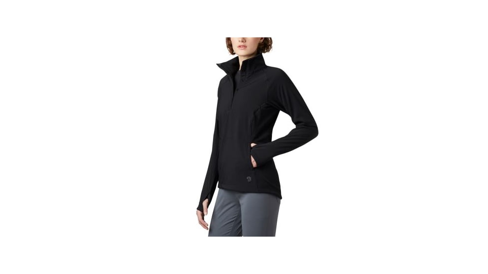 Mountain Hardwear Keele Pullover - Womens, Black, Large, 1828381010-L