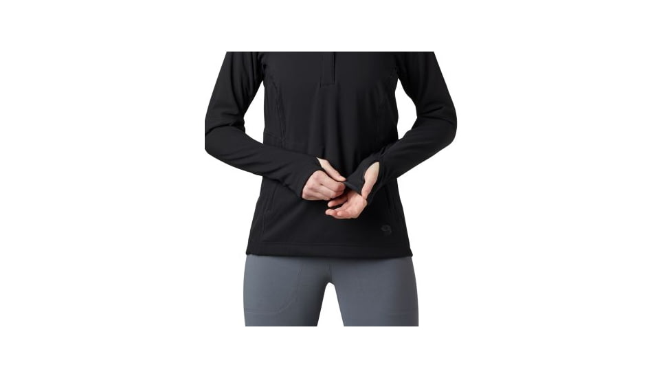Mountain Hardwear Keele Pullover - Womens, Black, Large, 1828381010-L
