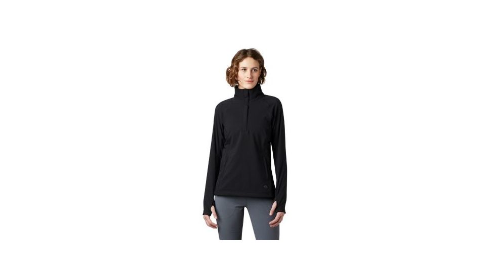 Mountain Hardwear Keele Pullover - Womens, Black, Large, 1828381010-L