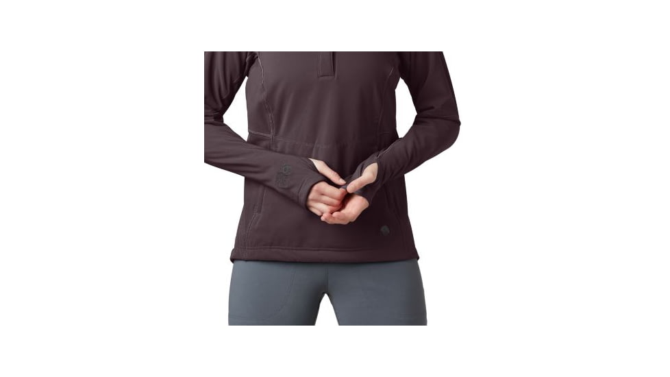 Mountain Hardwear Keele Pullover - Womens, Darkest Dawn, Small, 1828381509-S