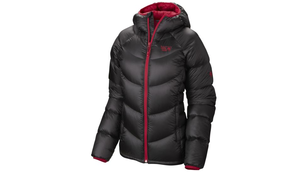 Mountain Hardwear Kelvinator Hooded Jacket - Women's-Graphite/Bright Rose-X-Small