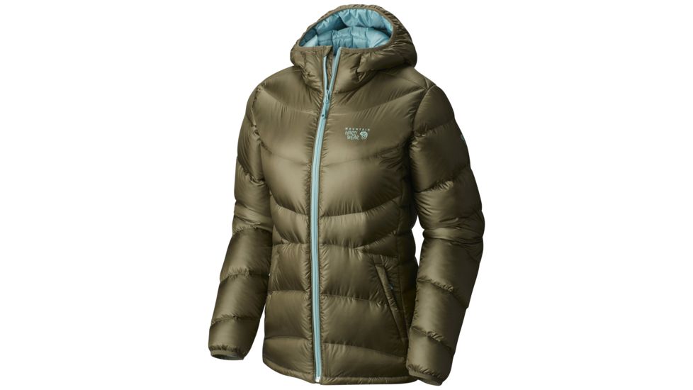 Mountain Hardwear Kelvinator Hooded Jacket - Women's-Stone Green-Small