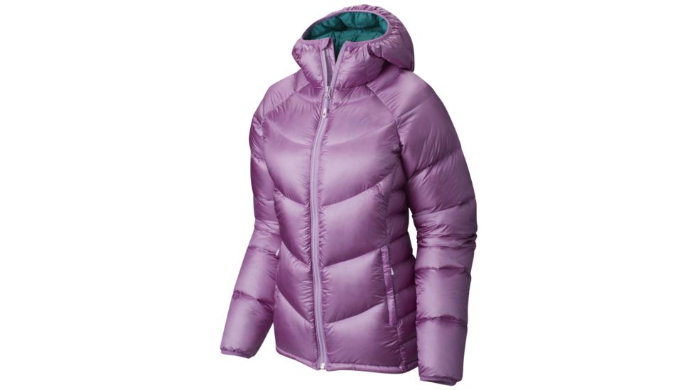 Mountain Hardwear Kelvinator Hooded Jacket - Womens-Northern Lights/Teal Green-Small