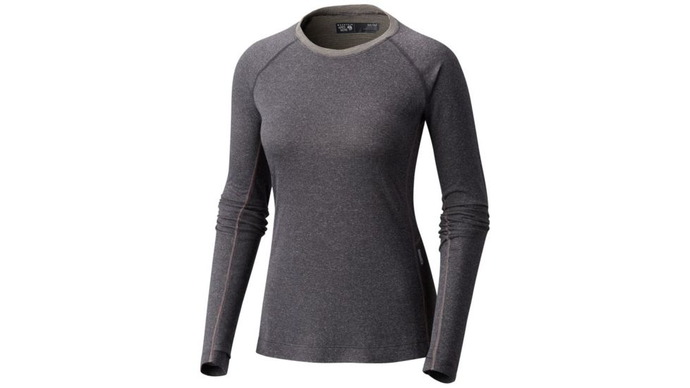 Mountain Hardwear Kinetic Long Sleeve Crew - Women's, Shark, L 1768571011-L