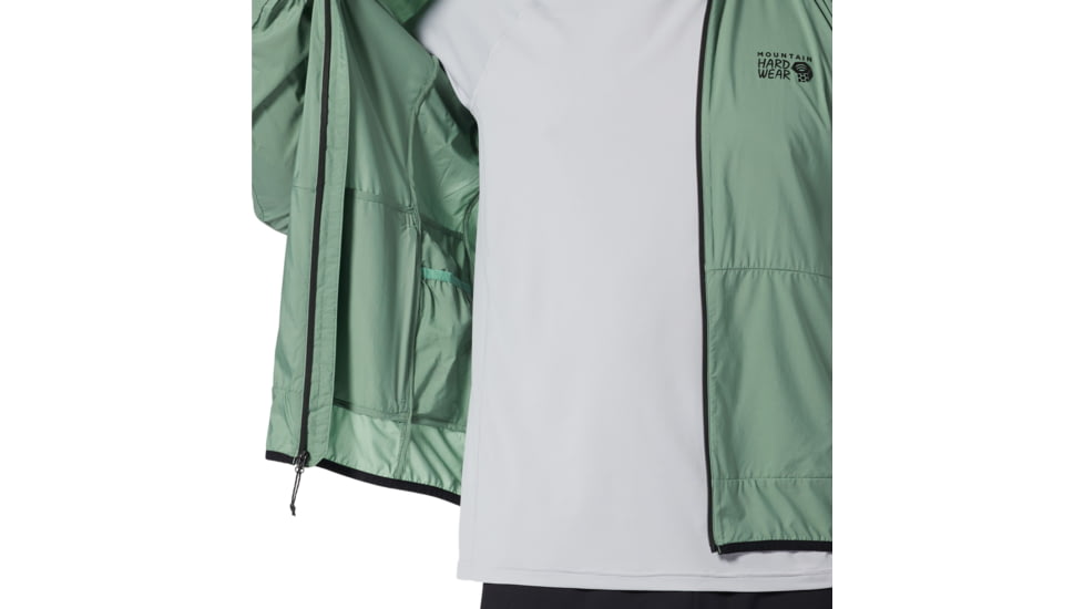 Mountain Hardwear Kor AirShell Full Zip Jacket - Mens, Aloe, Large, 1985041358-L