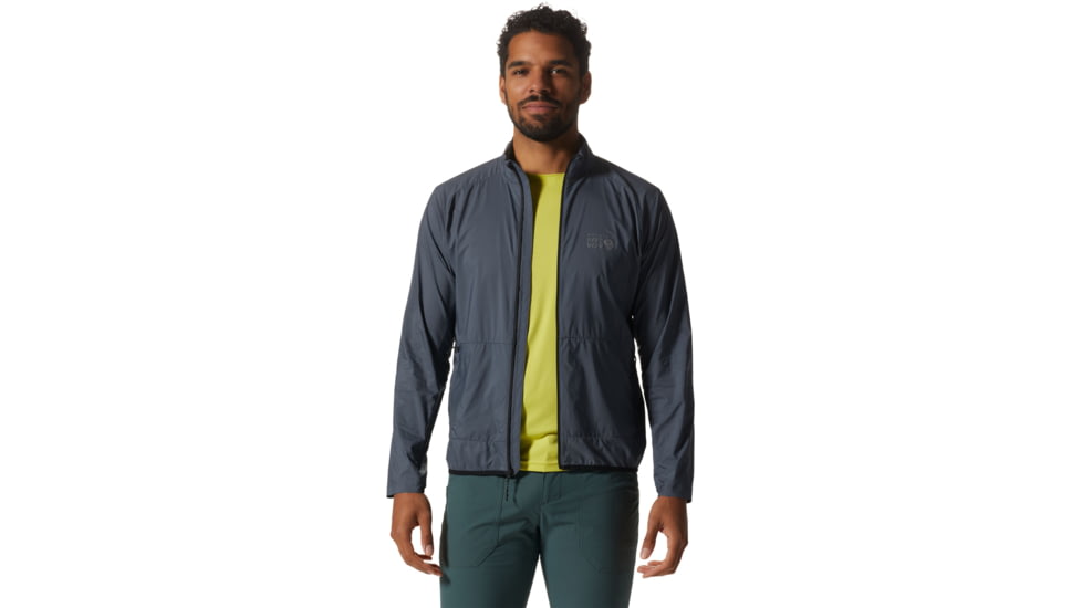Mountain Hardwear Kor AirShell Full Zip Jacket - Mens, Blue Slate, Small, 1985041450-S
