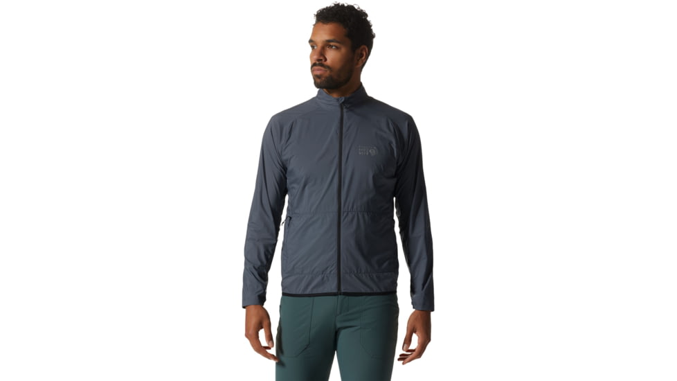 Mountain Hardwear Kor AirShell Full Zip Jacket - Mens, Blue Slate, Small, 1985041450-S
