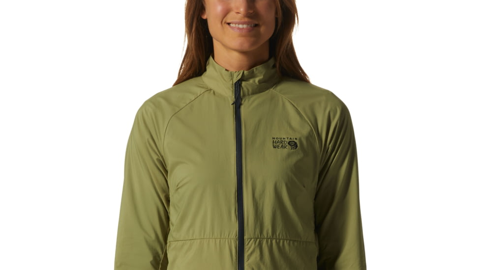 Mountain Hardwear Kor AirShell Full Zip Jacket - Womens, Light Cactus, Medium, 1985081338-M