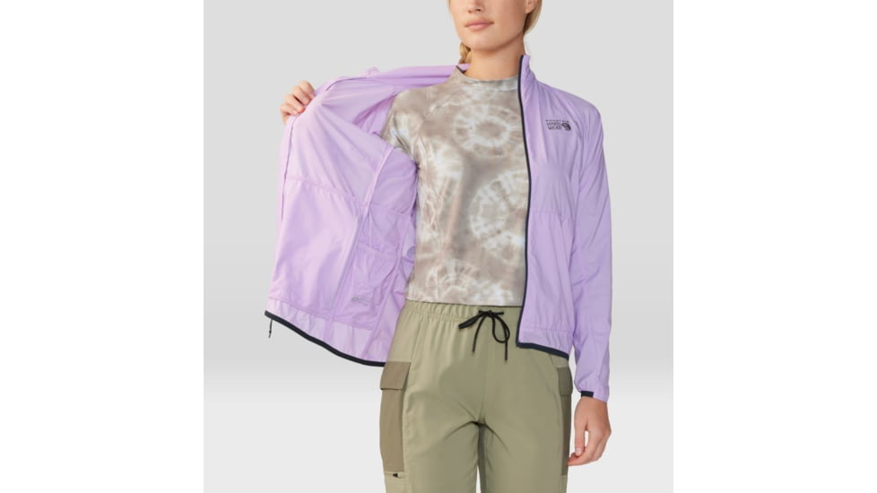 Mountain Hardwear Kor AirShell Full Zip Jacket - Womens, Wisteria, Medium, 1985081567-M