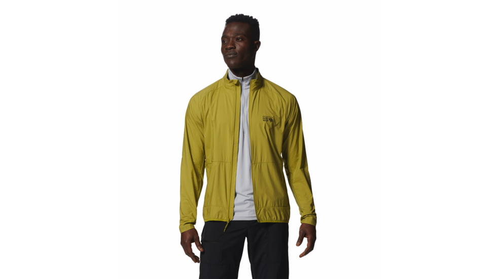 Mountain Hardwear Kor AirShell Full Zip Jackets - Mens, Moon Moss, Large, 1985041356-Moon Moss-L