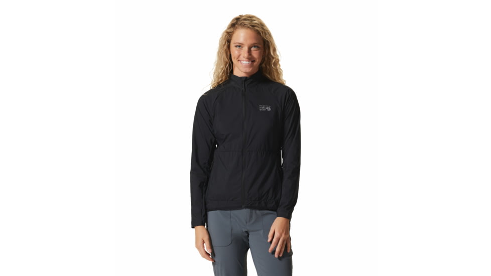 Mountain Hardwear Kor AirShell Full Zip Jackets - Womens, Black, Small, 1985081010-BLACK-S