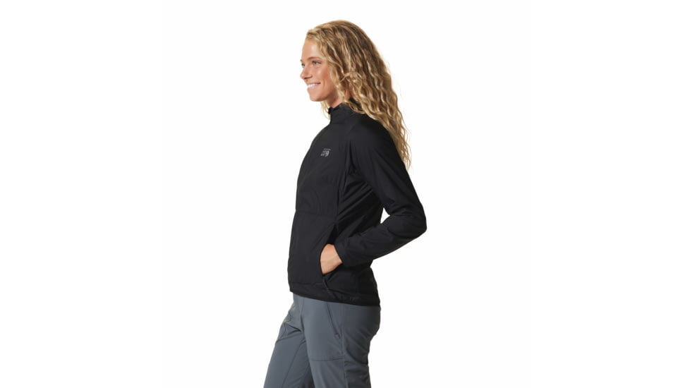 Mountain Hardwear Kor AirShell Full Zip Jackets - Womens, Black, Small, 1985081010-BLACK-S