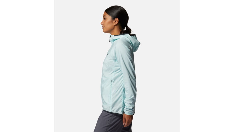 Mountain Hardwear Kor AirShell Hood Jacket - Womens, Pale Ice, Large, 1985071428-L