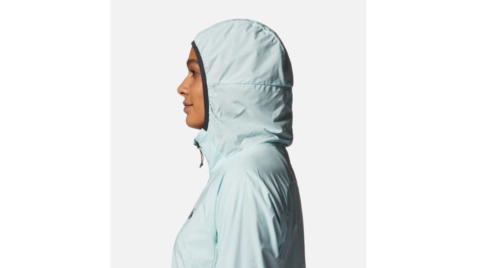 Mountain Hardwear Kor AirShell Hood Jacket - Womens, Pale Ice, Large, 1985071428-L