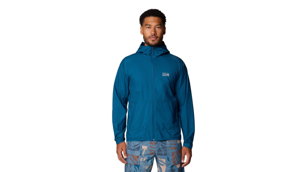 Mountain Hardwear Kor AirShell Hooded Jacket - Men's, Dark Caspian, XL, 190423023585