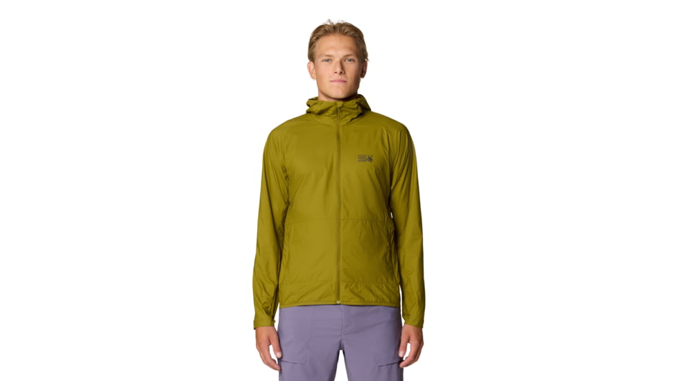 Mountain Hardwear Kor AirShell Hooded Jacket - Men's, Vetiver, XL, 2123781-379-XL