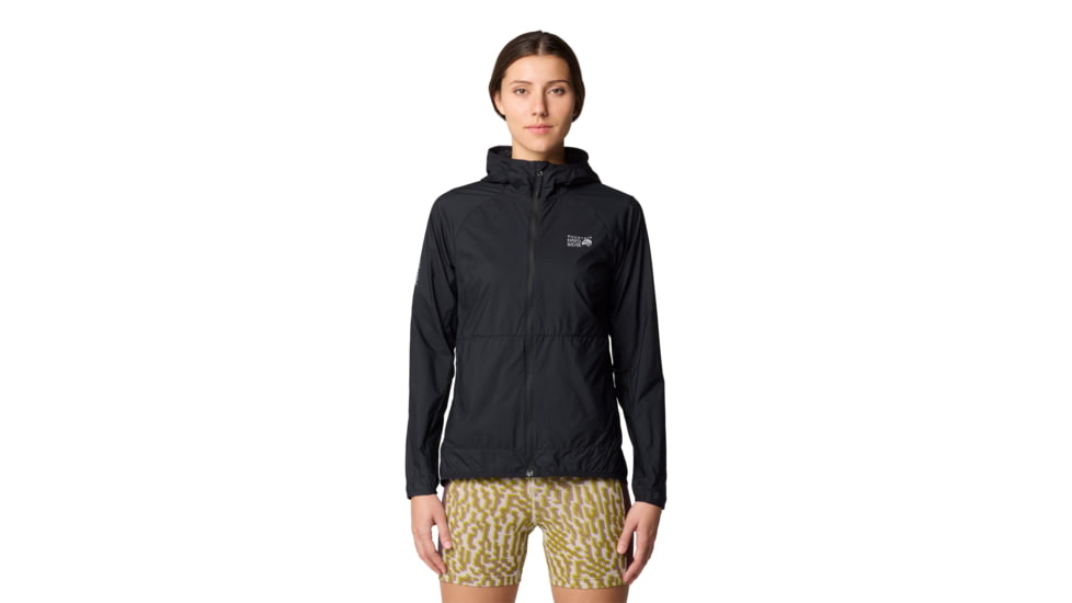 Mountain Hardwear Kor Airshell Hooded Jacket - Women's, Black, L, 190423039821
