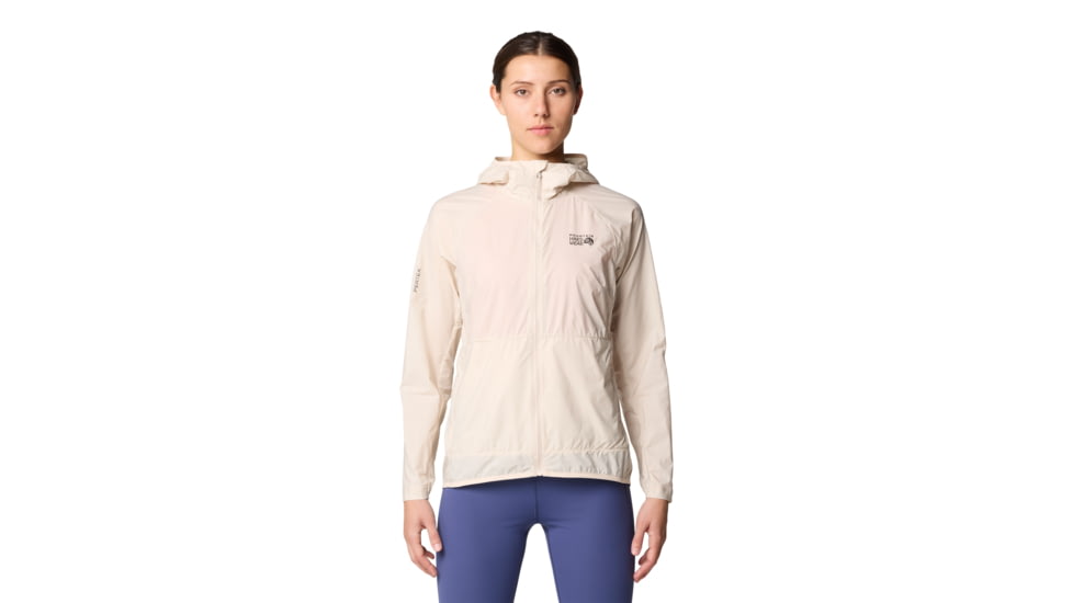 Mountain Hardwear Kor Airshell Hooded Jacket - Women's, Talc, L, 190423039630