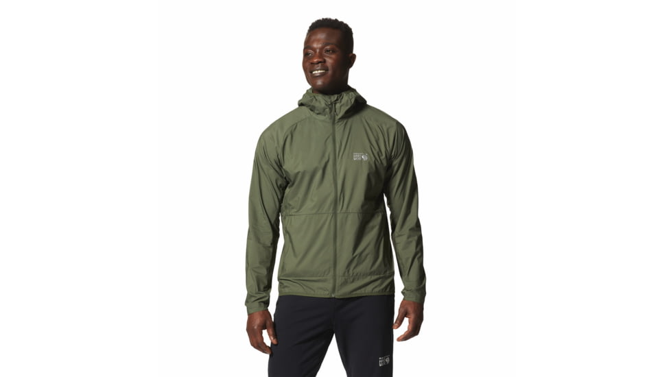 Mountain Hardwear Kor AirShell Hoody - Men's, Surplus Green, Large, 1985031347-Surplus Green-L