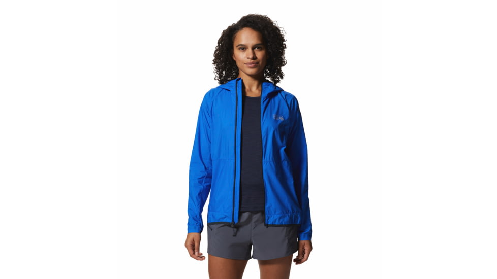 Mountain Hardwear Kor AirShell Hoody - Womens, Bright Island Blue, Large, 1985071409-B-L
