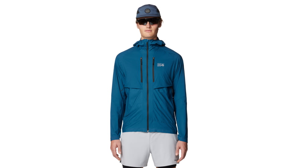 Mountain Hardwear Kor AirShell Hybrid Hooded Jacket - Mens, Dark Caspian, S, 190423029464