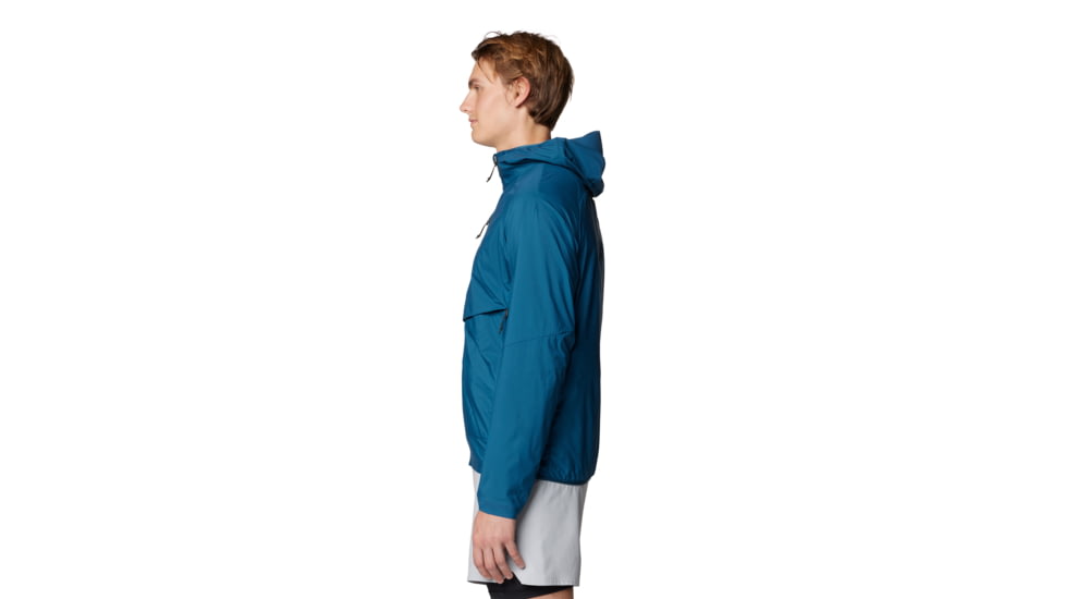 Mountain Hardwear Kor AirShell Hybrid Hooded Jacket - Mens, Dark Caspian, S, 190423029464