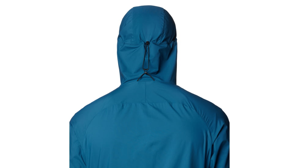 Mountain Hardwear Kor AirShell Hybrid Hooded Jacket - Mens, Dark Caspian, S, 190423029464