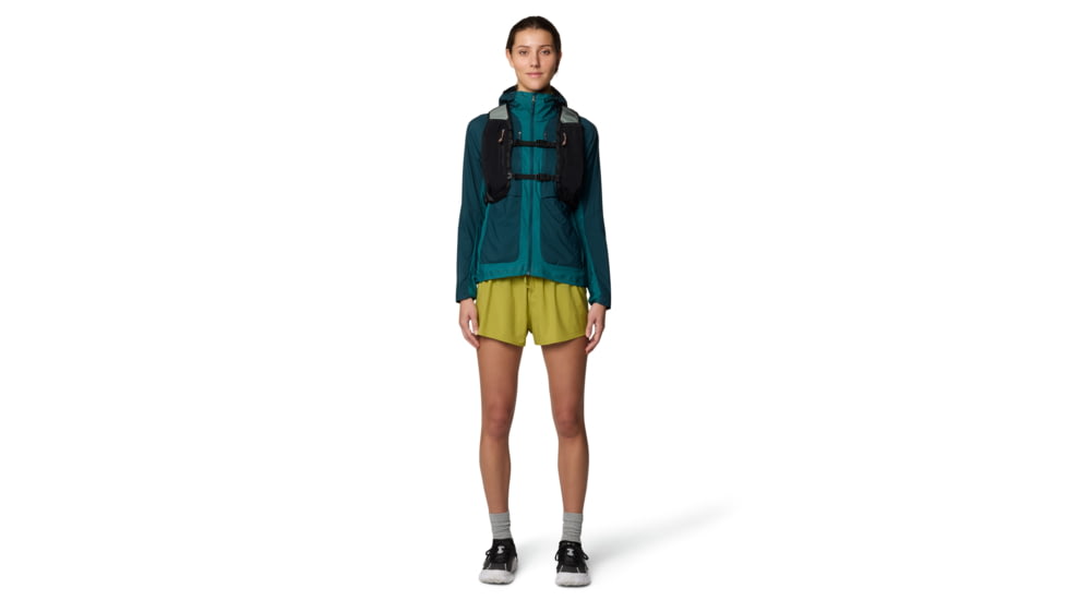 Mountain Hardwear Kor AirShell Hybrid Hooded Jacket - Womens, Dark Marsh/Jack Pine, XL, 190423053452