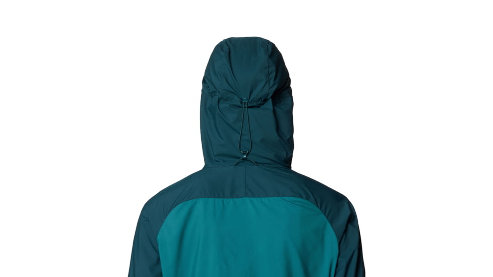 Mountain Hardwear Kor AirShell Hybrid Hooded Jacket - Womens, Dark Marsh/Jack Pine, XL, 190423053452