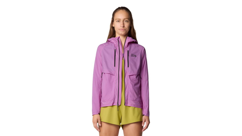 Mountain Hardwear Kor AirShell Hybrid Hooded Jacket - Womens, Lilac Glow, L, 190423053520