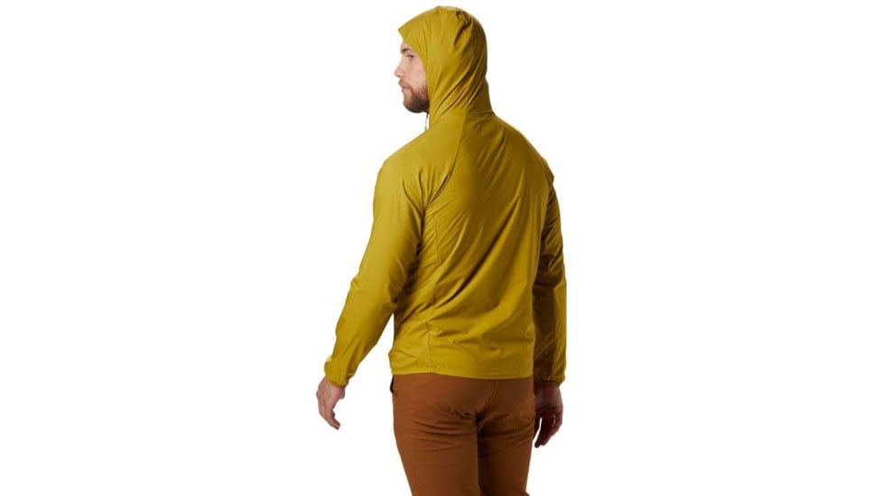 Mountain Hardwear Kor Preshell Hoody - Mens, Dark Citron, Extra Large, 1828211358-XL
