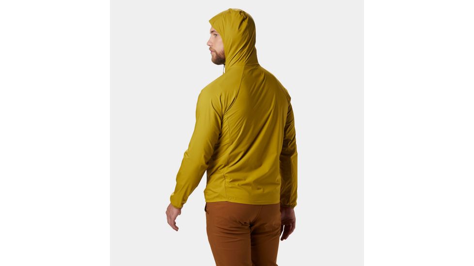 Mountain Hardwear Kor Preshell Hoody - Mens, Dark Citron, Medium, 1828211358-M
