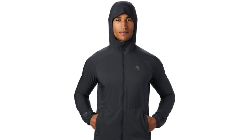 Mountain Hardwear Kor Preshell Hoody - Mens, Dark Storm, XL, 1828211004-XL