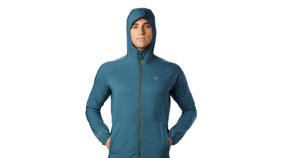 Mountain Hardwear Kor Preshell Hoody - Mens, Icelandic, Large, 1828211324-L