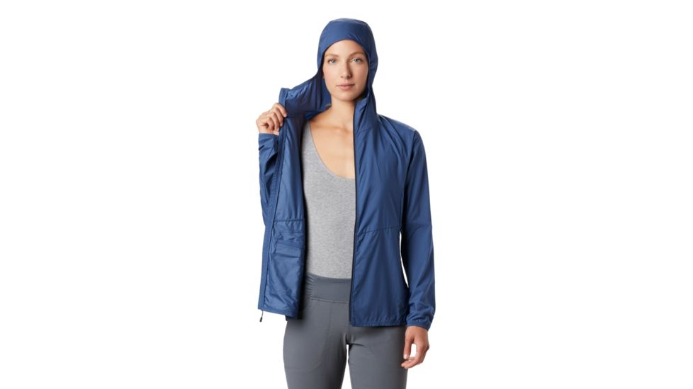 Mountain Hardwear Kor Preshell Hoody - Womens, Better Blue, Large, 1828391452-L