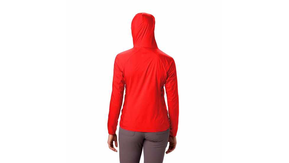 Mountain Hardwear Kor Preshell Hoody - Womens, Fiery Red, Small, 1828391636-S
