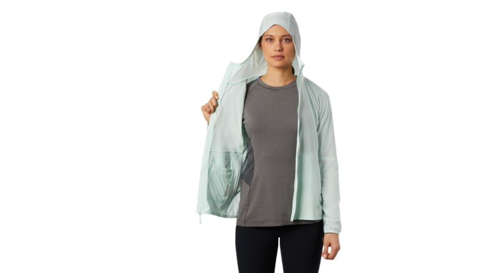 Mountain Hardwear Kor Preshell Hoody - Womens, Pristine, Extra Small, 1828391380-XS