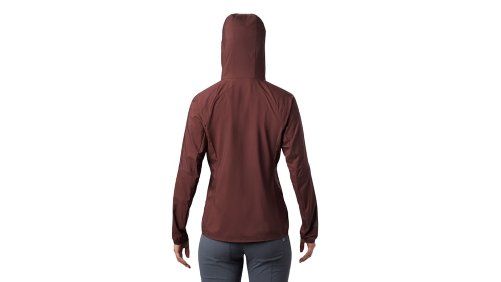 Mountain Hardwear Kor Preshell Hoody - Womens, Washed Raisin, Extra Small, 1828391629-XS